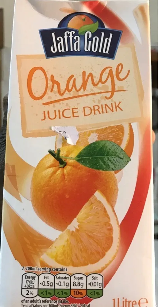Orange juice drink