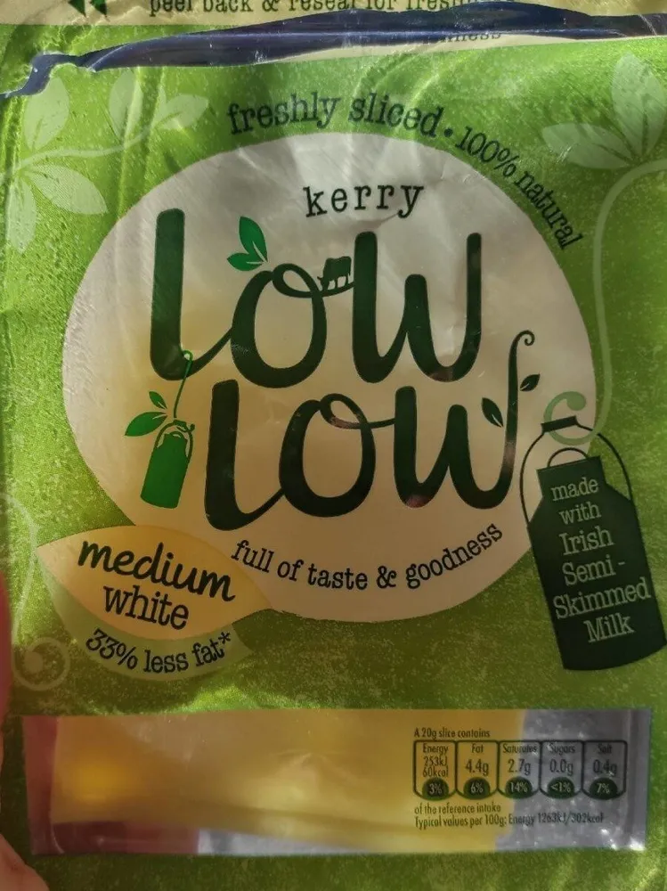 medium white reduced fat white cheese