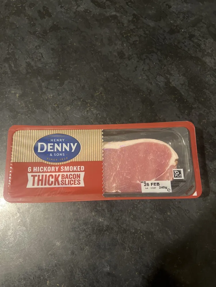 Hickory Smoked Thick Bacon Slices