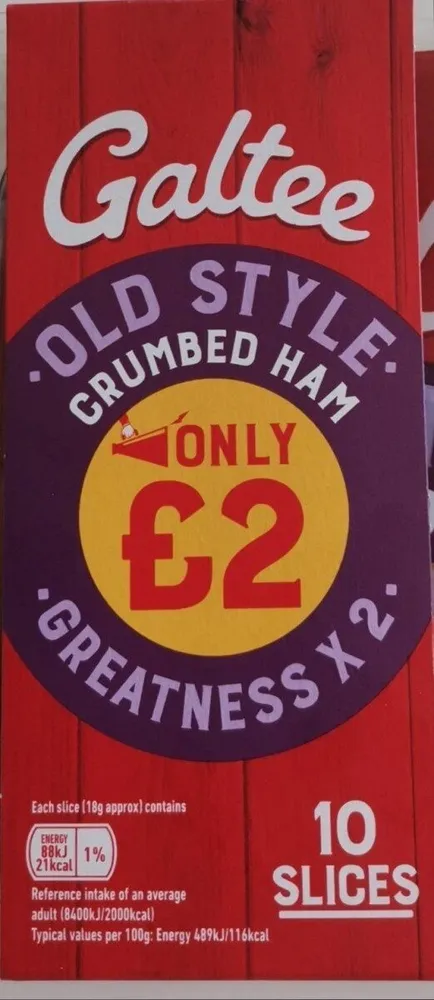 Galtee crumbed ham