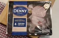 Old style traditional ham slices