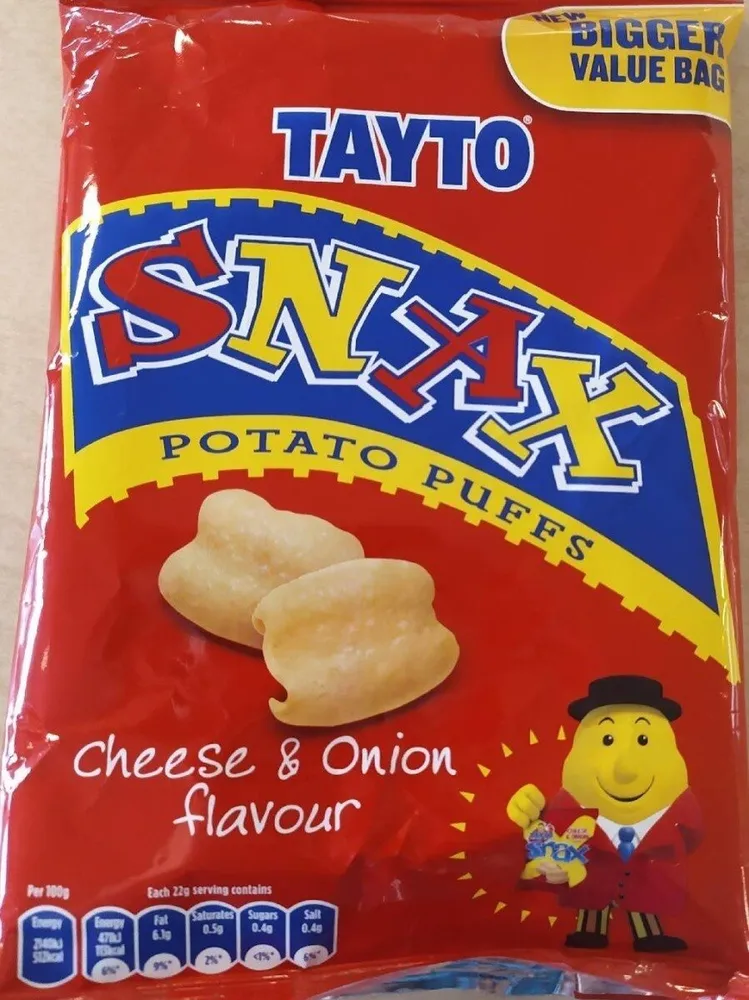 Snack potato puffs