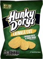 Crinkle cut Cheddar cheese & spring onion