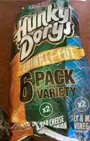 Hunky dorys crinkle cut 6 pack