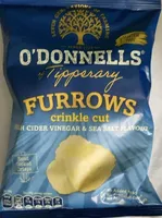 Furrows Crinkle cut Irish cider vinegar and sea salt flavour