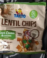 Lentil Chips sour cream and onion