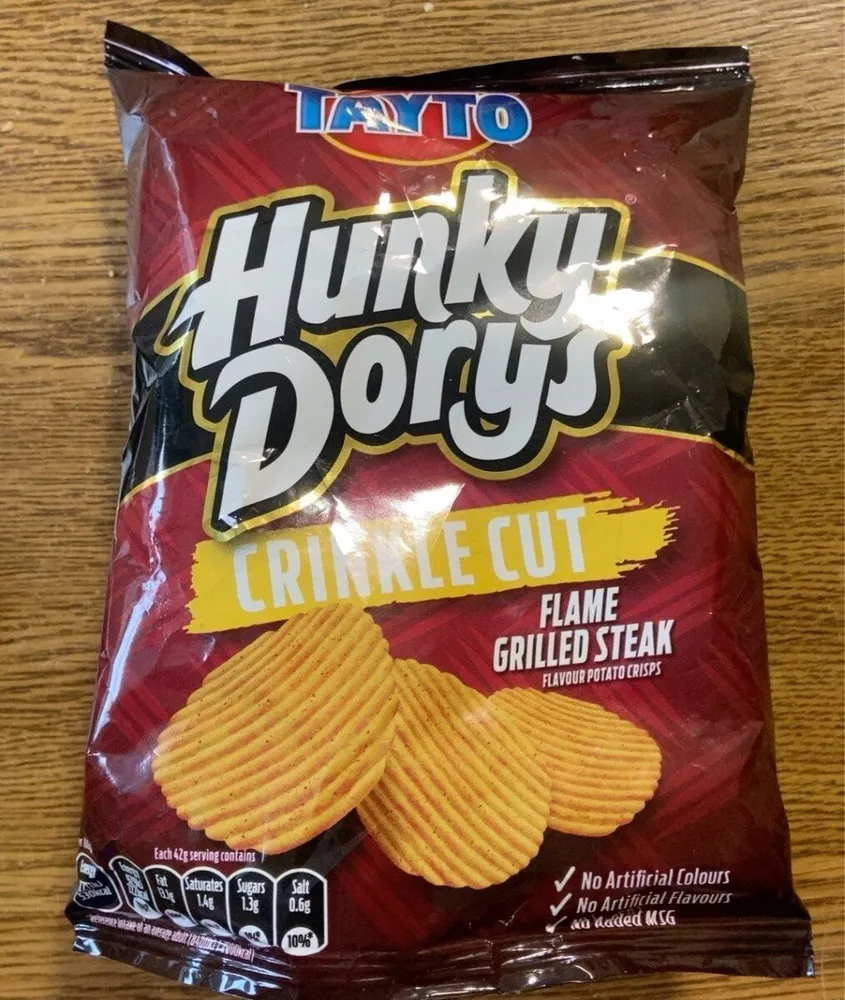 Hunky Dorys Flame Grilled Steak Crisps