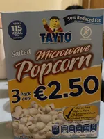 Salted popcorn