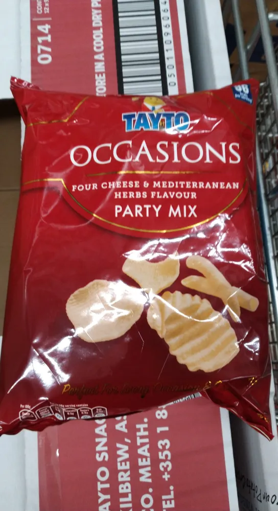 Tayto Occasions Party mix share bag