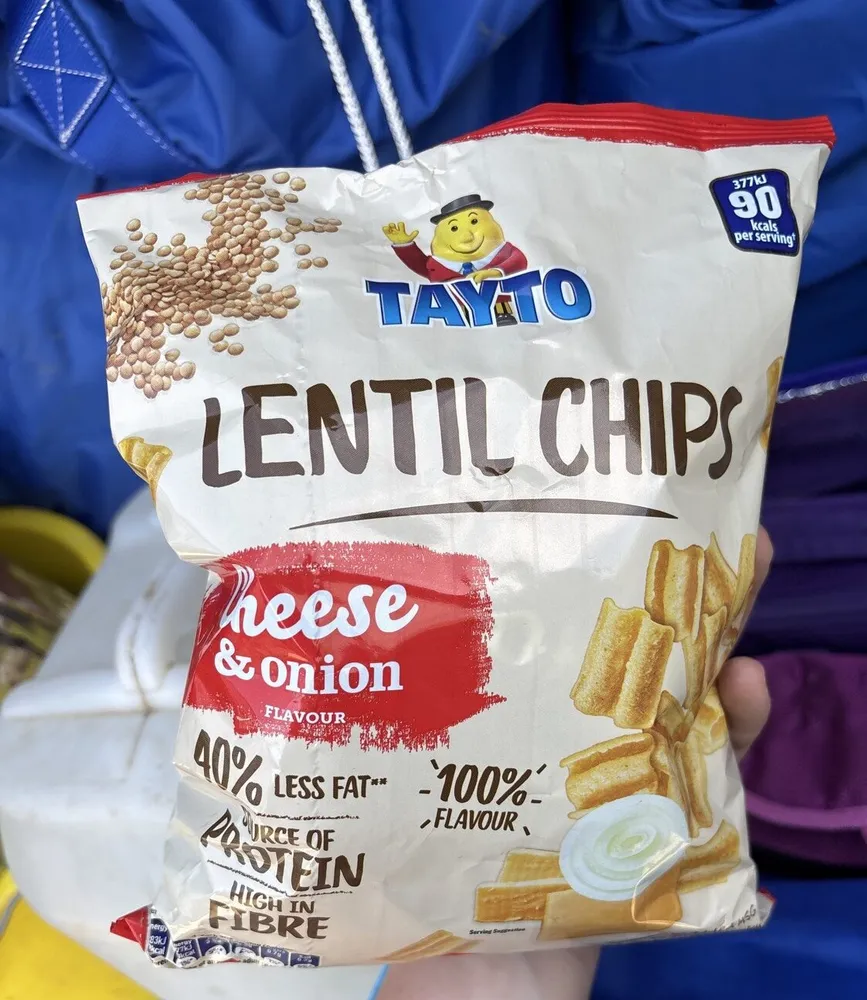 Cheese & Onion Lentil Crisps
