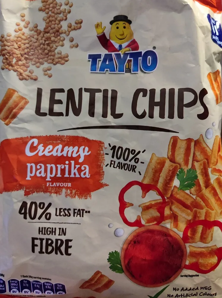 Paprika Lentil Crisps
