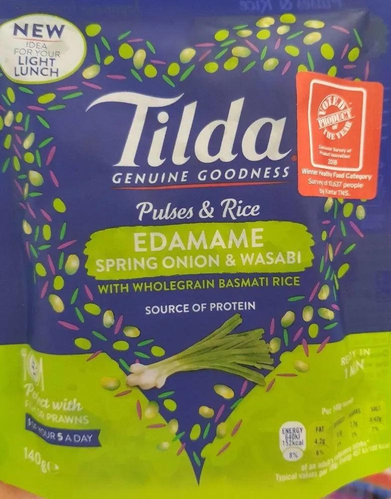 Edamame spring onion & wasabi