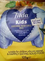 Tilda kids sunshine vegetable rice