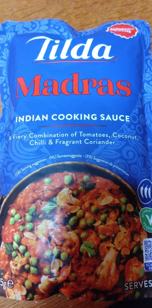 Madras Indian cooking sauce