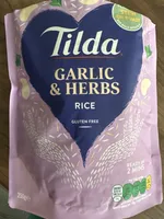 250ge Tilda GARLIC & HERBS RICE GLUTEN FREE Perfec