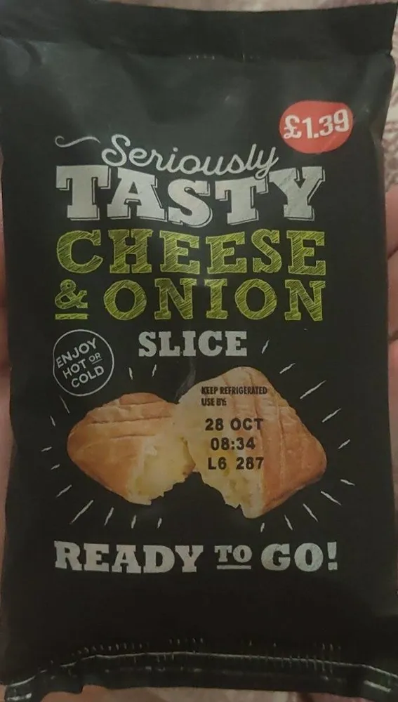 Cheese and onion slice