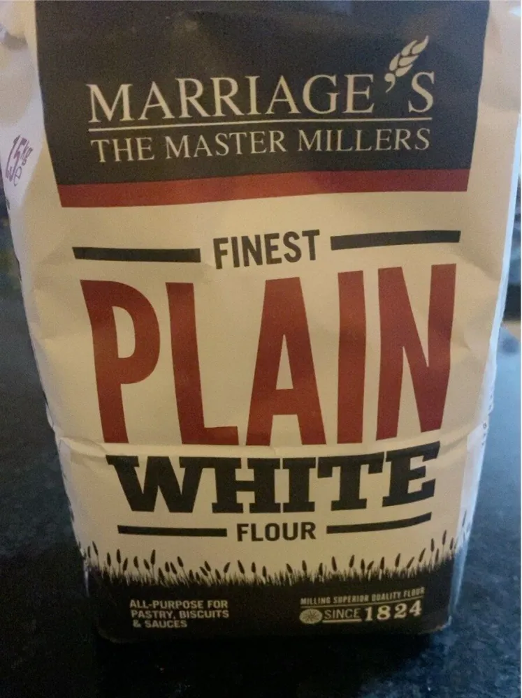 Plain white flour
