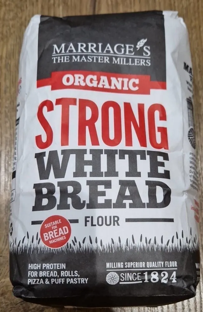 Organic strong white bread flower