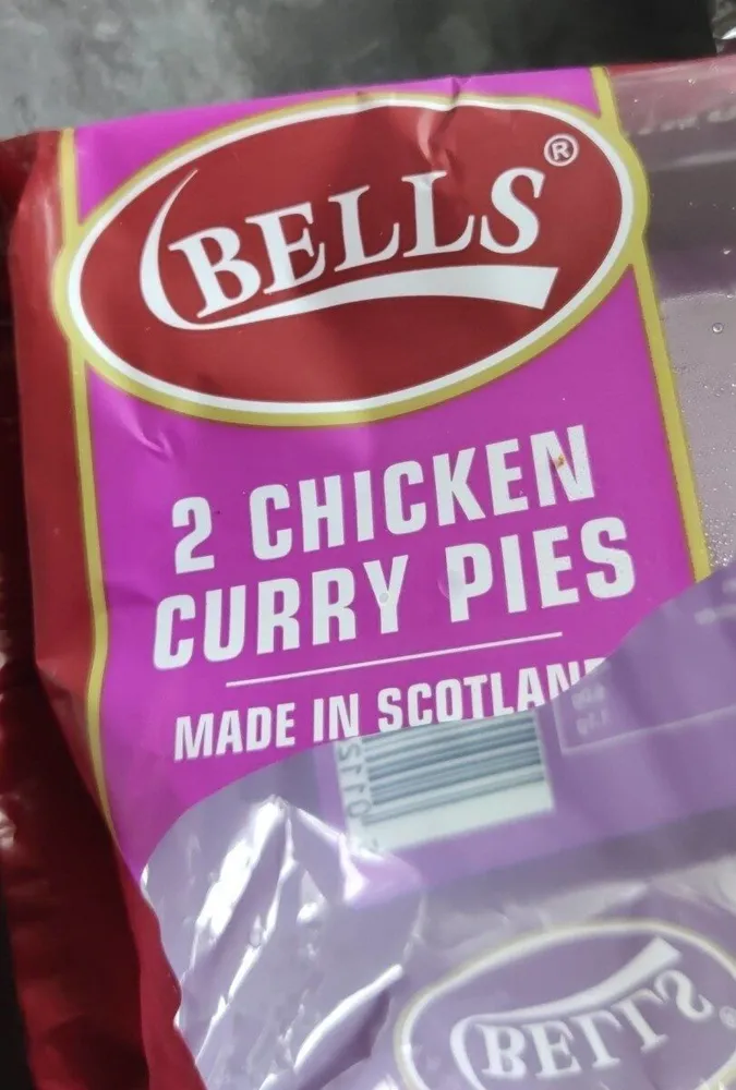 Chicken curry pies