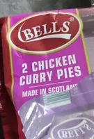 Chicken curry pies