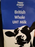British whole UHT milk