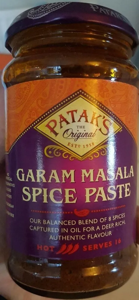 Garam masala spice paste