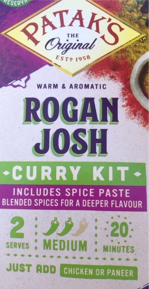 Kit curry rogan josh