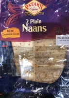 2 plain naans