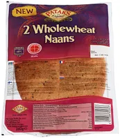 2 Wholewheat Naans