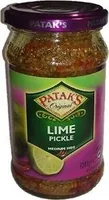 Lime Pickle Mild Limetten Pickle Mild Patak´s 283G
