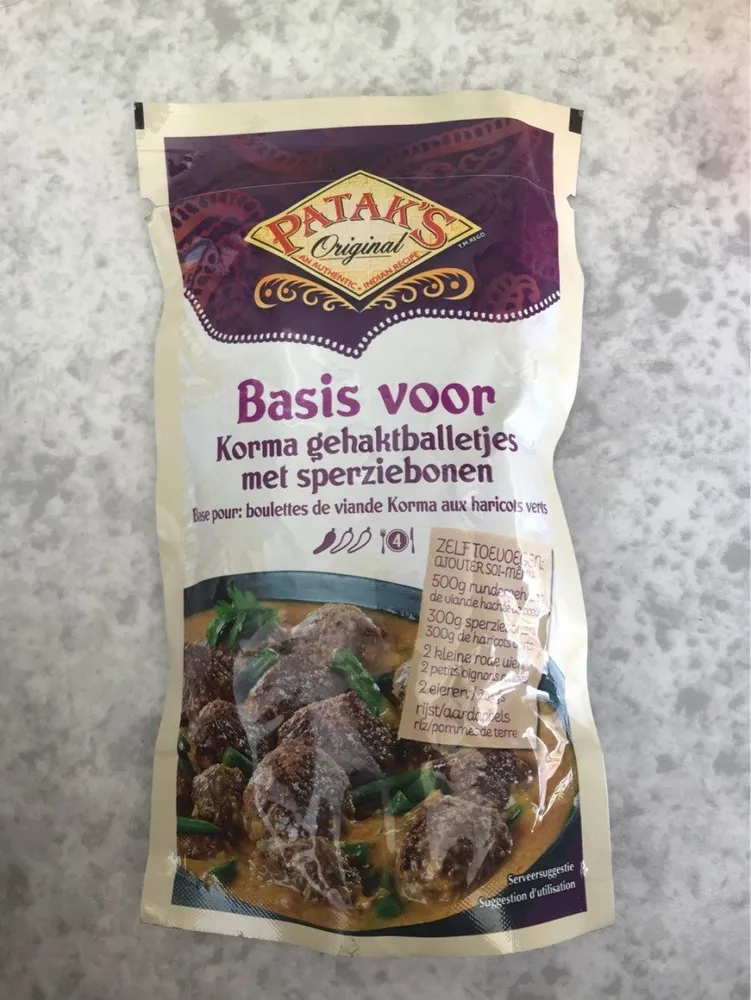 Basis voor korma