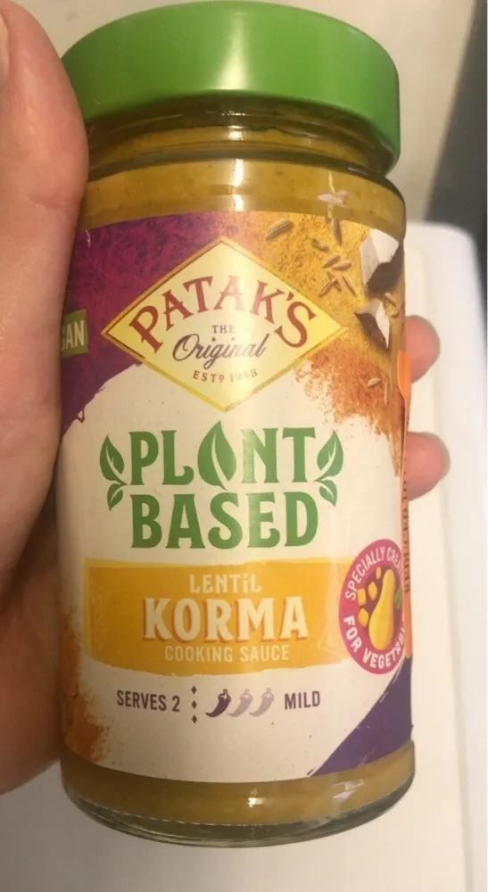 Plant Based Lentil Korma