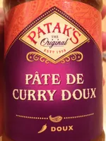 Pâte de curry doux