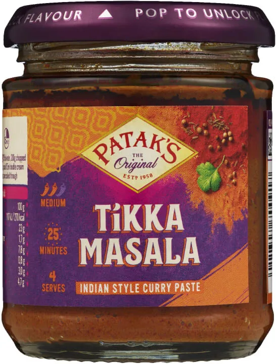 Tikka Masala Paste 165g Pataks