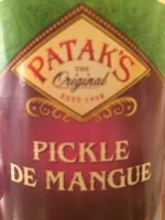 Pickle De Mangue 283G Pataks