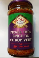 Pickle Très épicé De Citron Vert Patak's 283G
