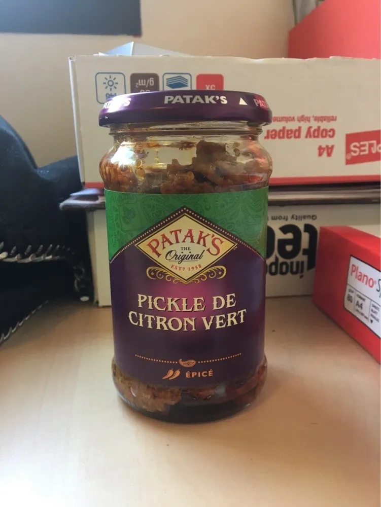 Pickle de citron verr