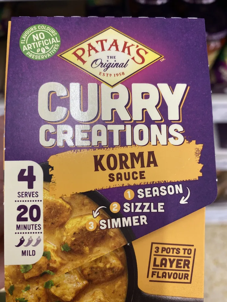 PATAKS Original ESTP 1958 CURRY CREATIONS TES KORM