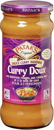 Sauce curry doux