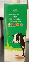 Long life milk semi skimmed