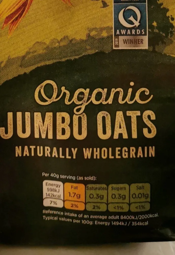 Organic Jumbo Oats