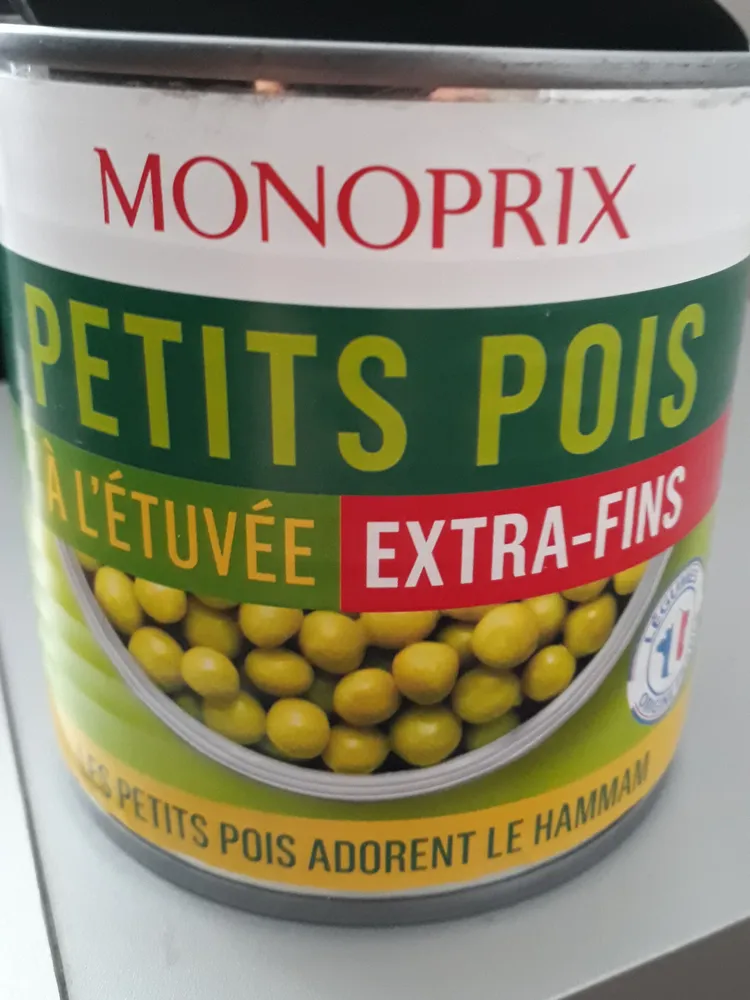 petits pois a l'etuvée extra-fins