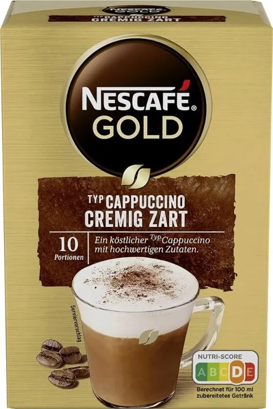 Nescafé Cappuccino Cremig Zart Portionsbeutel 10er