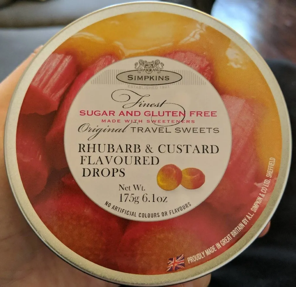 Rhubarb & Custard Flavoured Drops