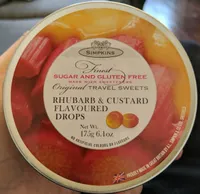 Rhubarb & Custard Flavoured Drops