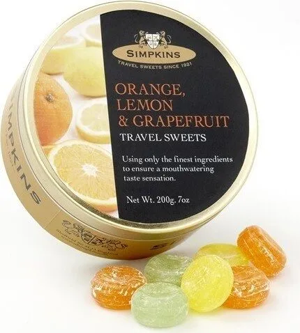 ORANGE, LEMON & GRAPEFRUIT DROPS Made by: Simpkins