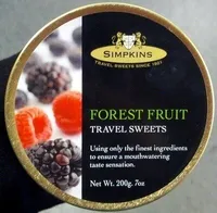 Forest Fruit Travel Sweets