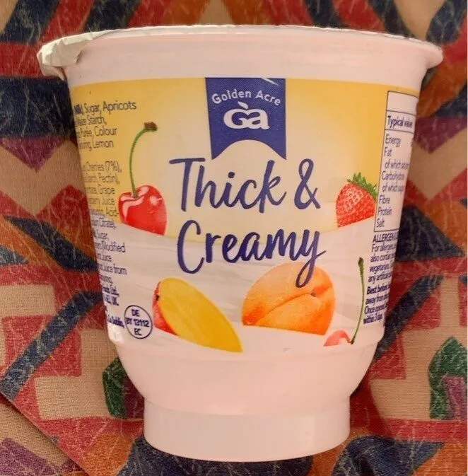 Thick & Creamy Apricot & Mango Pasteurised Fruit Yogurt