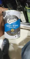 Black beans in salted water