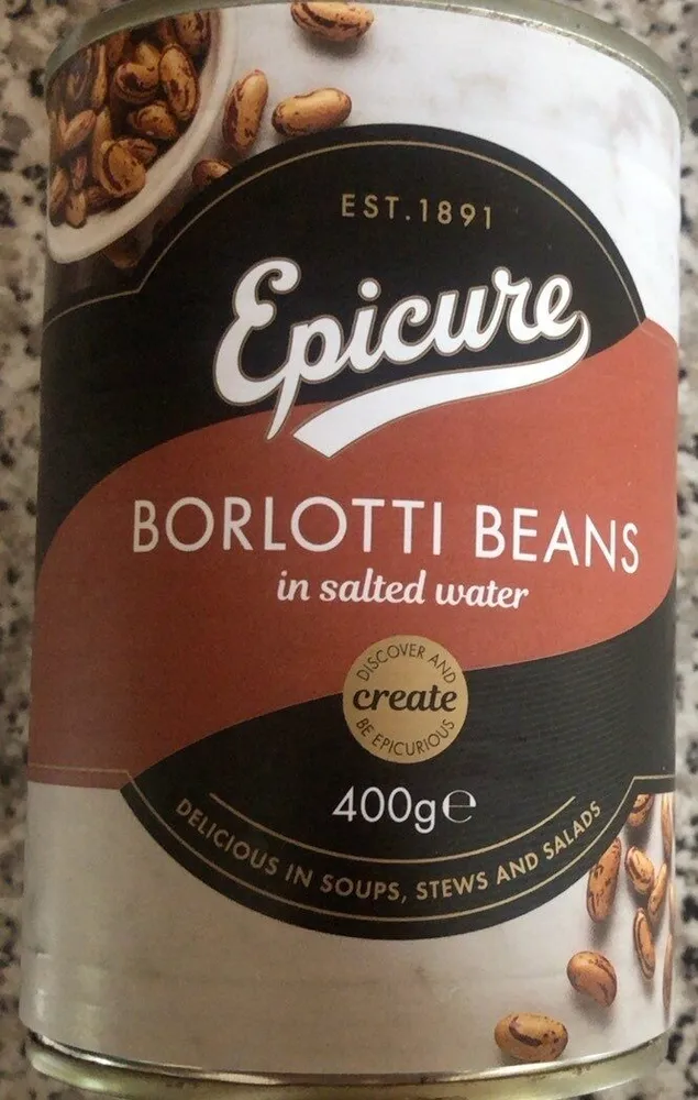 Borlotti Beans in salted water